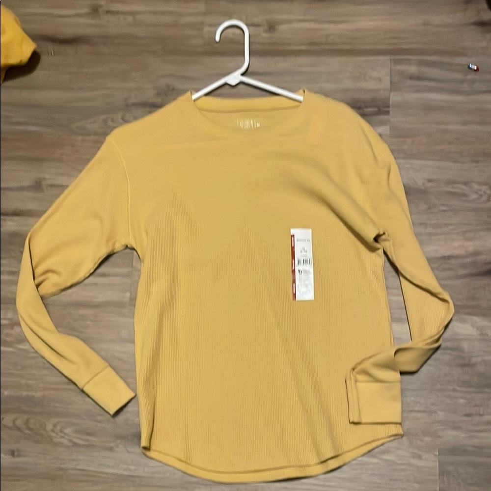 Yellow Long Sleeve Top